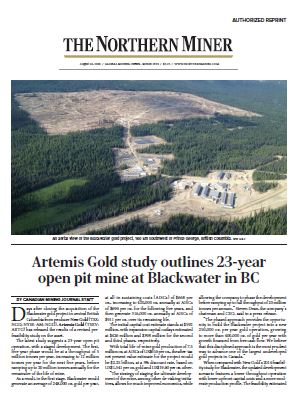 August 26, 2020 Canadian Mining Journal Article