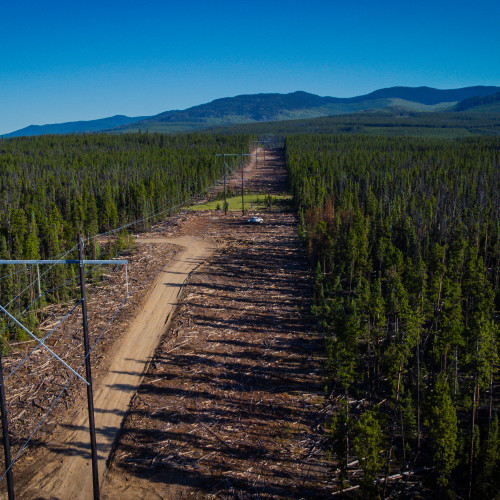 Transmission line to BC Hydro grid