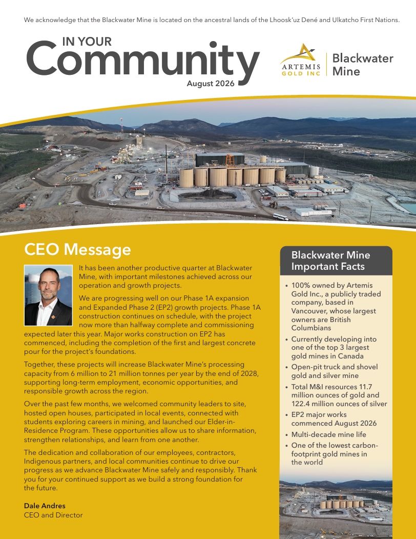 August 2026 Community newsletter